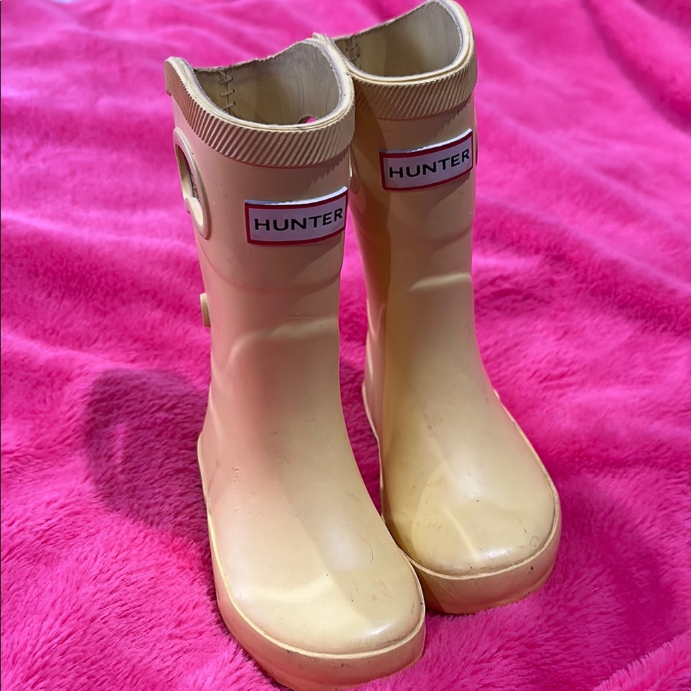 Hunter Yellow Rain Boots